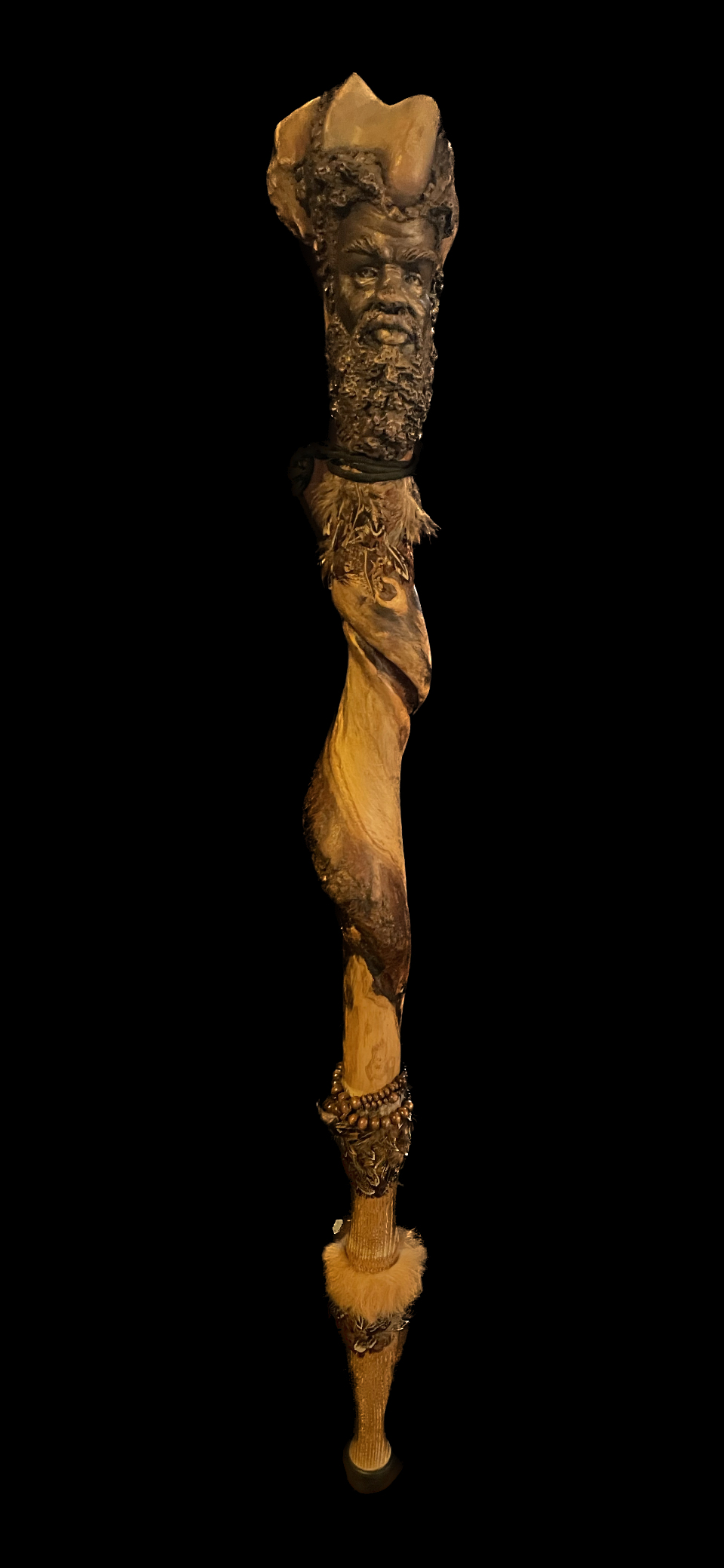 Equine Bone Walking Cane
